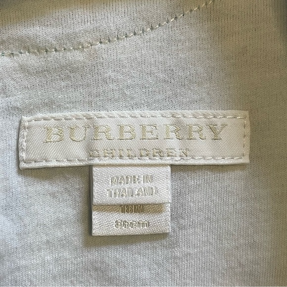 Burberry Mabel Blue Check Cotton Dress - Picture 11 of 13